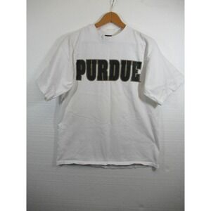 Vintage 90s Purdue University T-shirt Men Large Nemesis Superweight